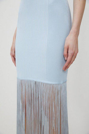 Karen Millen UK SALE Jacquard Woven Midi Skirt