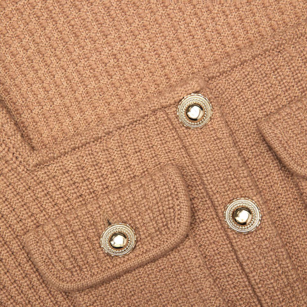 SP VIP PRICE Camel Peplum Knit Midi Dress