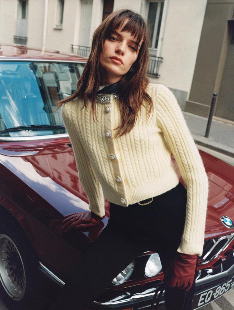 SP VIP PRICE Yellow Alpaca Cardigan