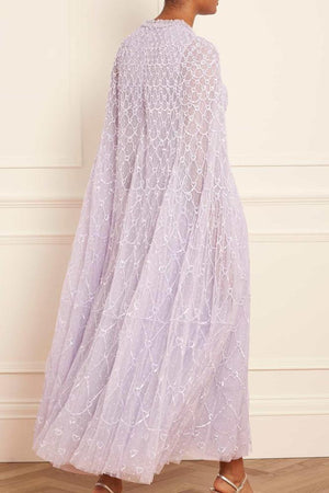 Needle & Thread CYBER SALE Heart Lattice Ankle Gown - purple