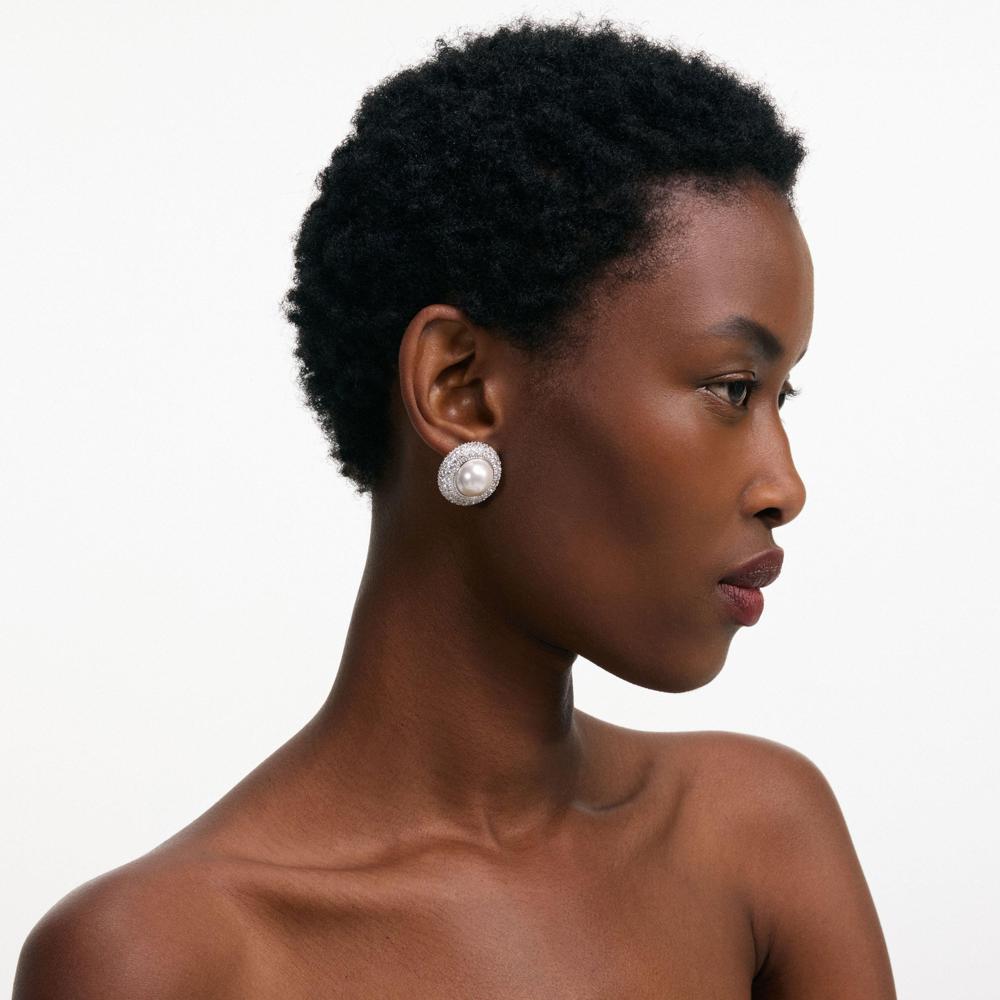 SP VIP PRICE Small Crystal Pearl Earrings