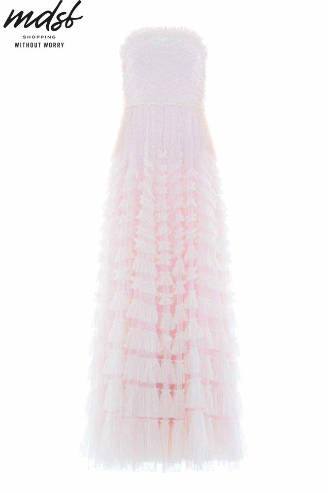 Needle & Thread CHRISTMAS SALE La Vie En Rose Strapless Gown - pink