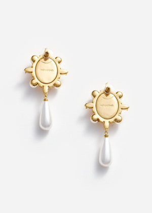 SP VIP PRICE Gold Pearl Droplet Earrings