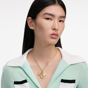 SP VIP PRICE Gold Multi Charm Necklace