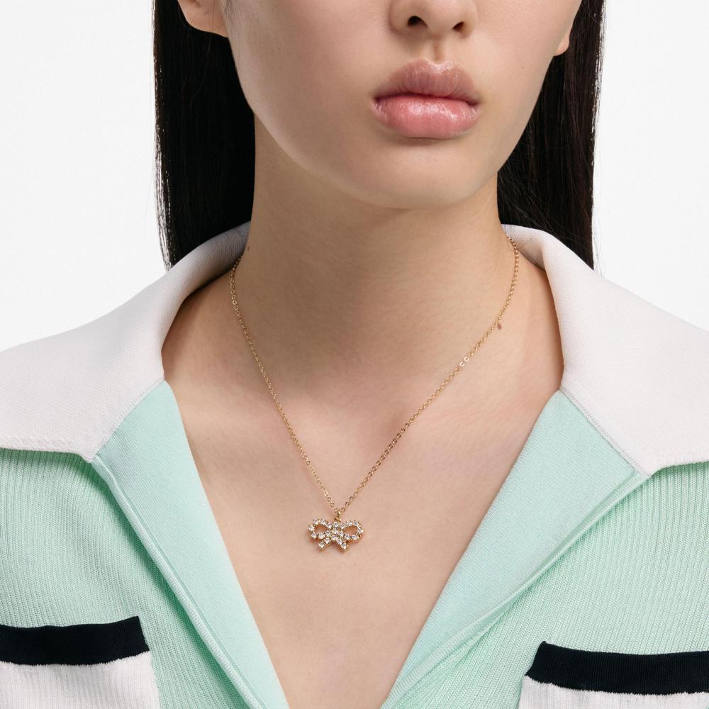 SP VIP PRICE Micro Gold Bow Necklace