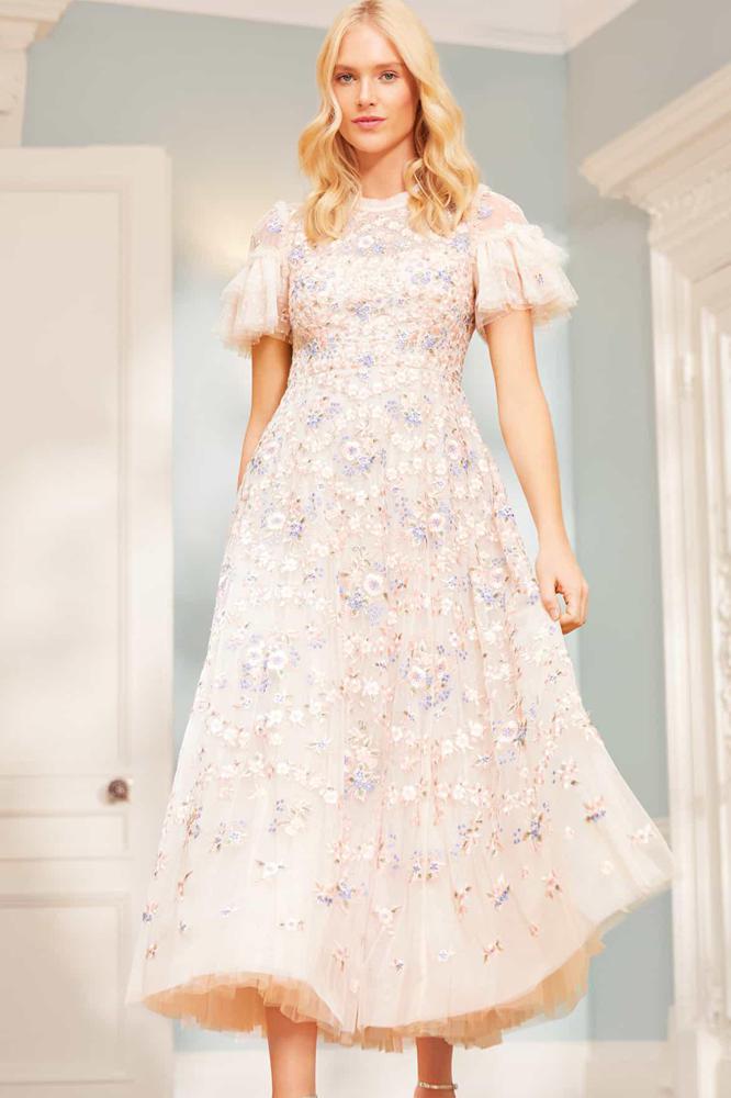 Needle & Thread CYBER SALE Floral Waltz Ankle Gown