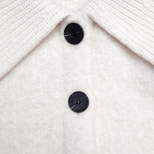 SELF PORTRAIT SS25 VIP PRICE Cream Fluffy Knit Cardigan