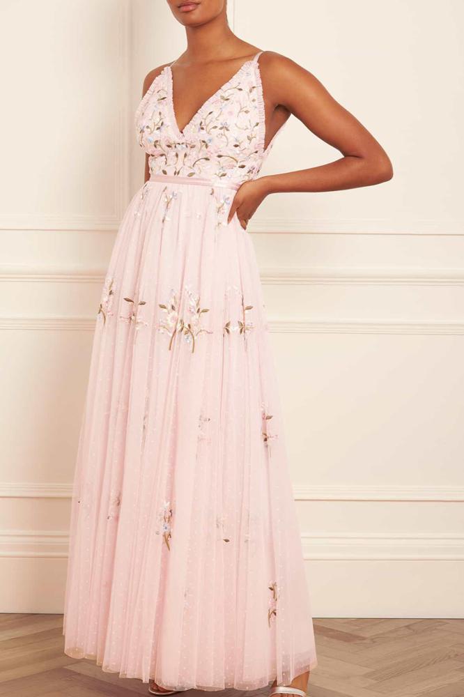 Needle & Thread CYBER SALE Petunia Cami Gown - pink