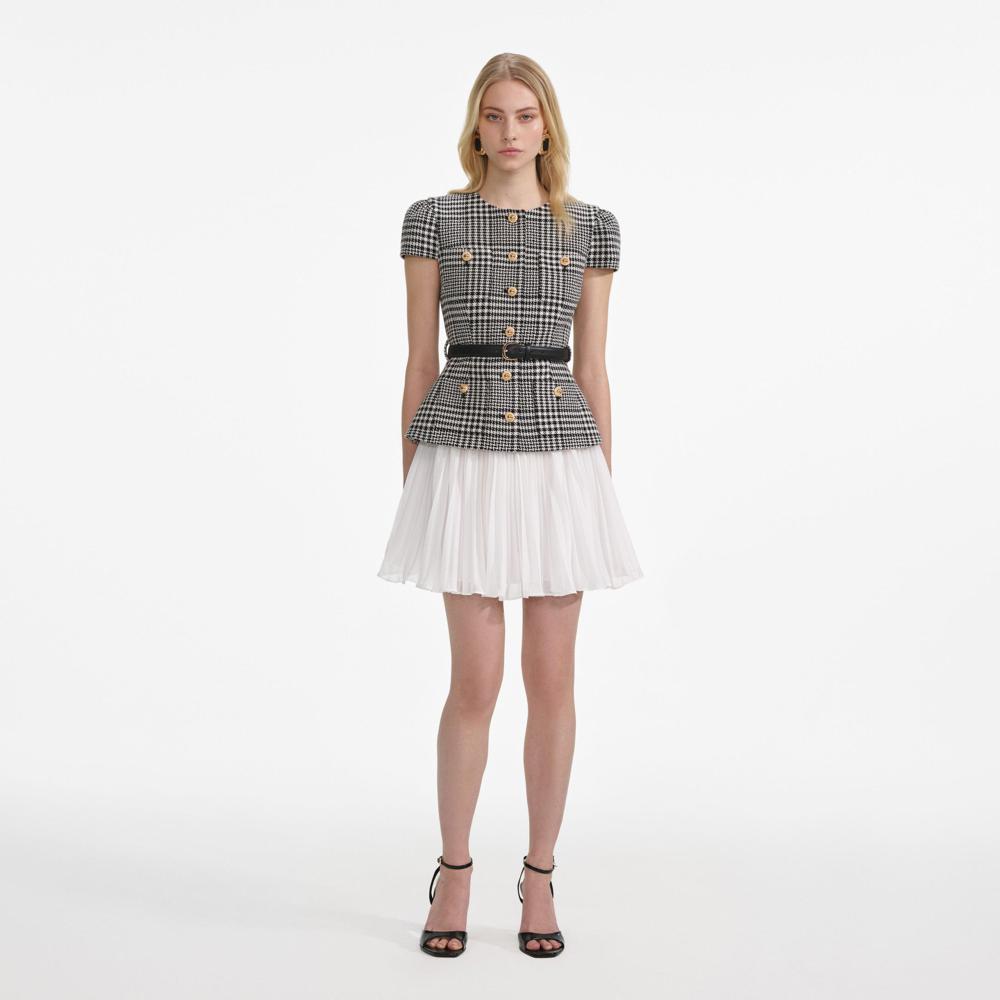 SP VIP PRICE Houndstooth Mini Dress