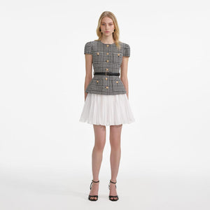 SP VIP PRICE Houndstooth Mini Dress