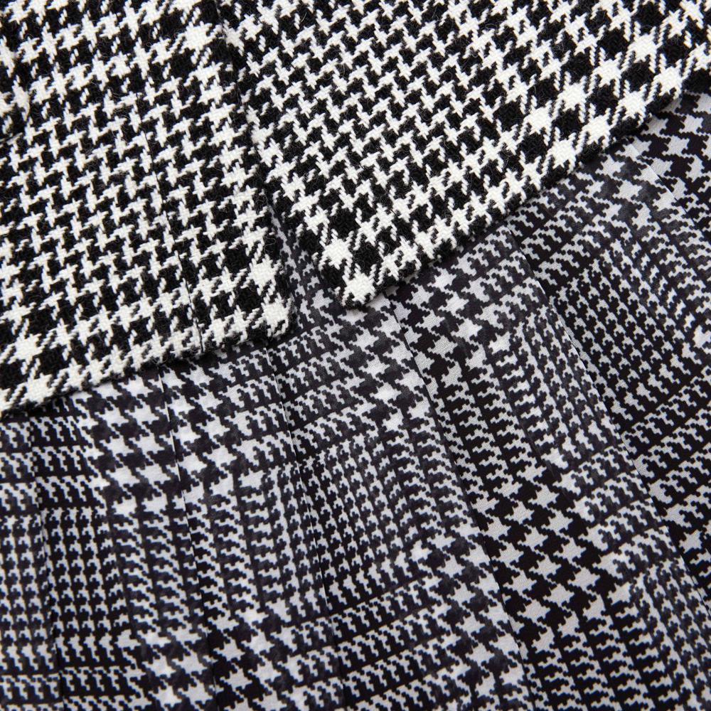 SP VIP PRICE Houndstooth Tailored Midi Dress