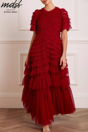 Needle & Thread CHRISTMAS SALE Willow Ruffle Gown