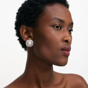 SP VIP PRICE Small Crystal Pearl Earrings