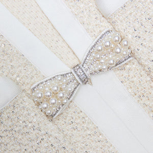 SP VIP PRICE Cream Sequin Knit Top