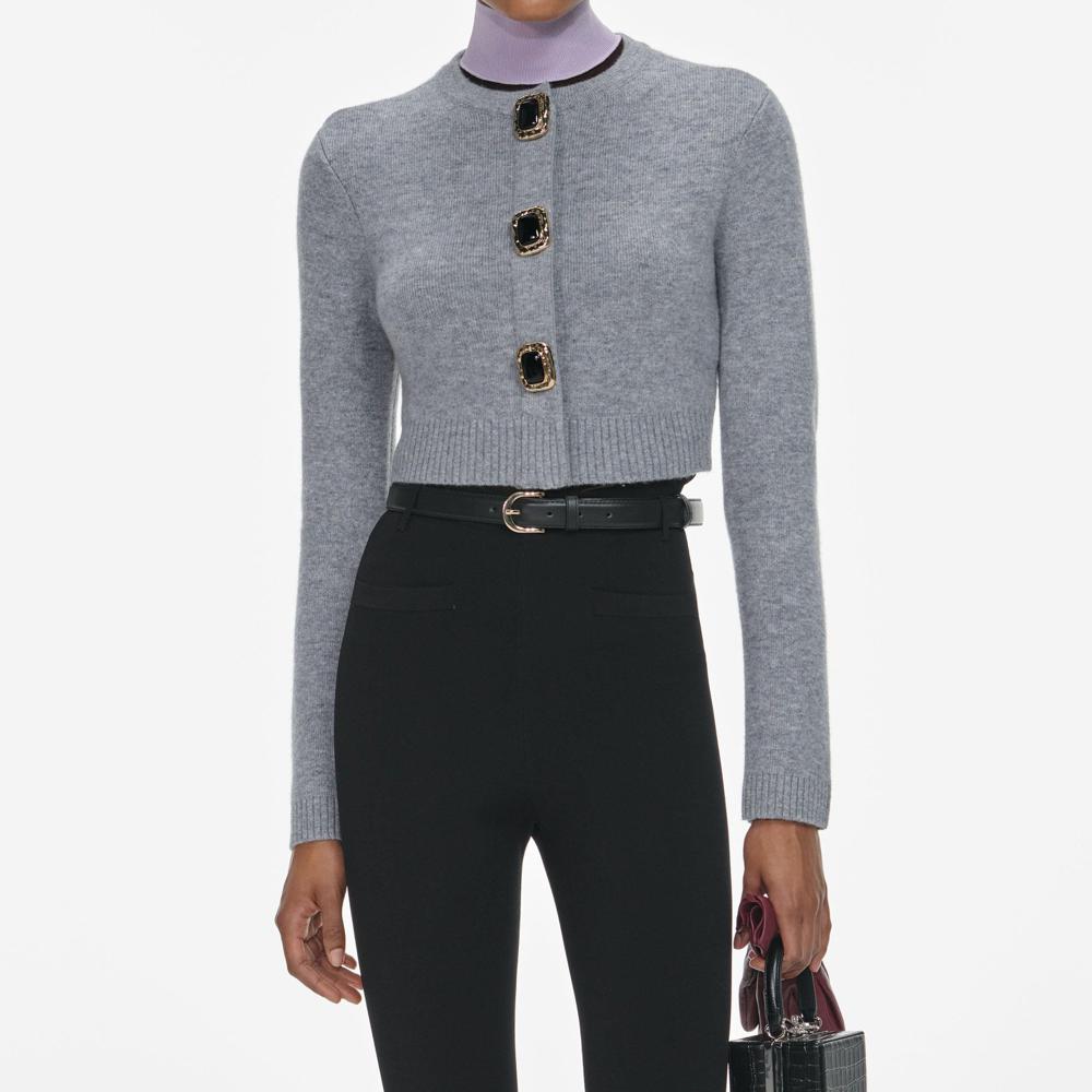 SP VIP PRICE Grey Wool Cardigan
