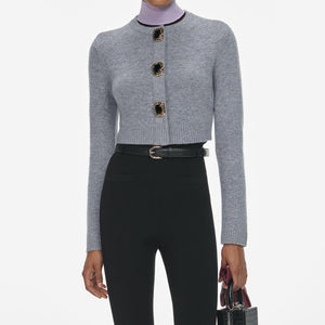 SP VIP PRICE Grey Wool Cardigan