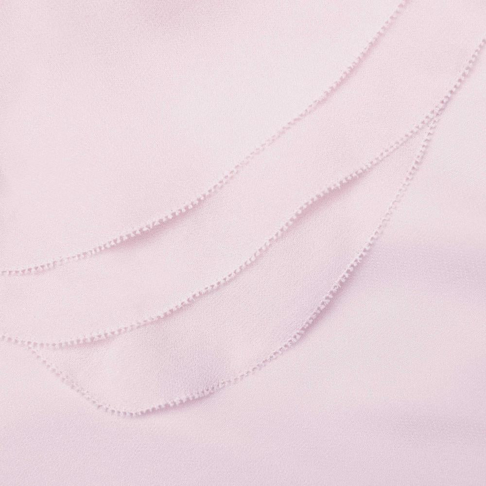 SP VIP PRICE Pink Georgette Frill Midi Dress