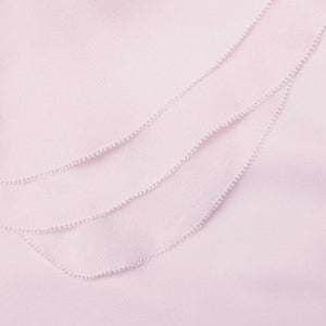 SP VIP PRICE Pink Georgette Frill Midi Dress