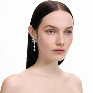 SP VIP PRICE Bow Tiered Pearl Earrings