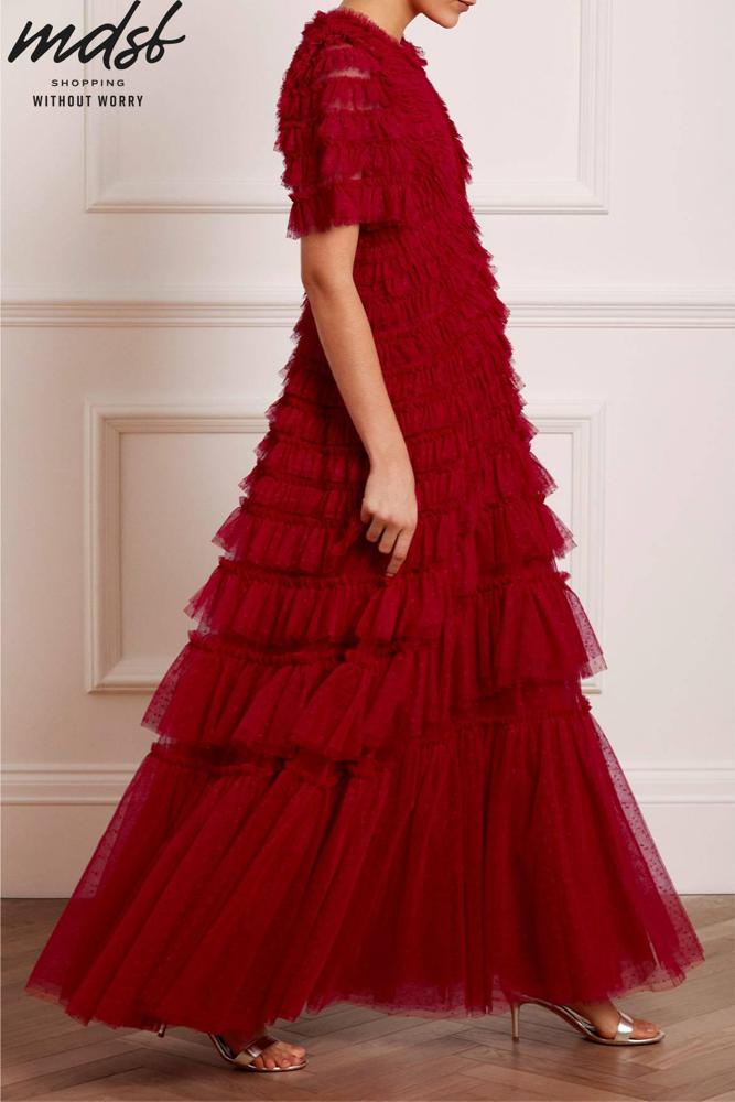 Needle & Thread CHRISTMAS SALE Willow Ruffle Gown