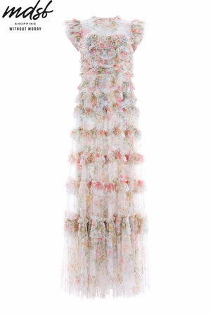 Needle & Thread PO and SALE Pompadour Garden Round Neck Gown