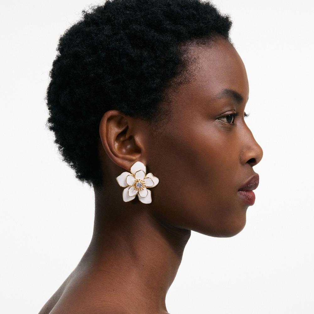 SP VIP PRICE Enamel Flower Earrings