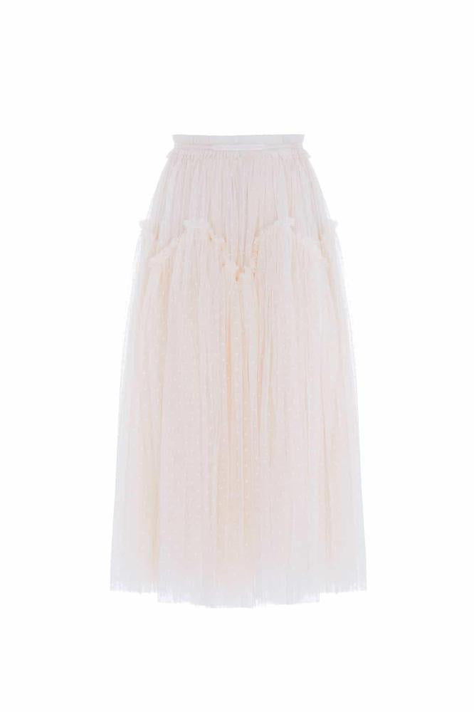 Needle & Thread CYBER SALE Arabesque Midaxi Skirt - champagne