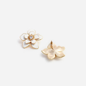 SP VIP PRICE Enamel Flower Earrings