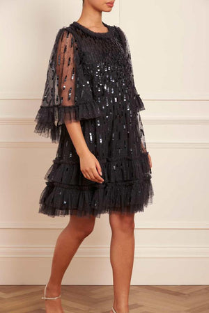 Needle & Thread CYBER SALE Sequin Dash Mini Dress