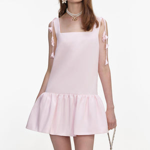 SP VIP PRICE Pink Flower Taffeta Dress