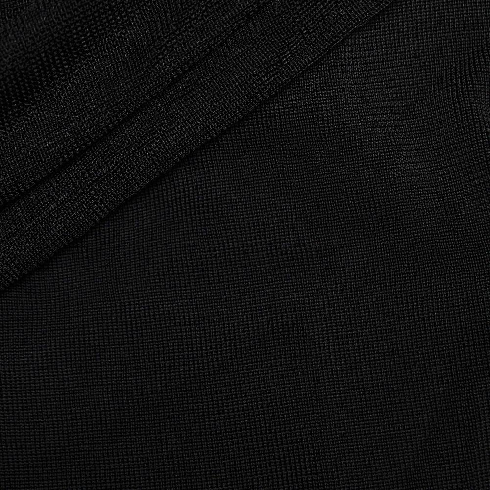 SP VIP PRICE Black Draped Knit Top