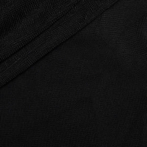 SP VIP PRICE Black Draped Knit Top