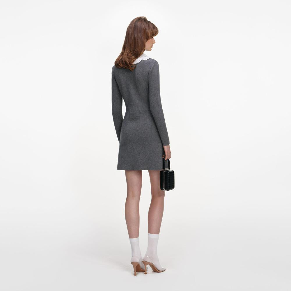 SP VIP PRICE Grey Knit Mini Dress