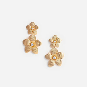 SP VIP PRICE Gold Flower Tiered Earrings