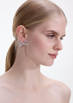 SP VIP PRICE Crystal Bow Earrings
