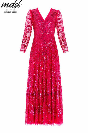 Needle & Thread CHRISTMAS SALE Chandelier Gown - pink