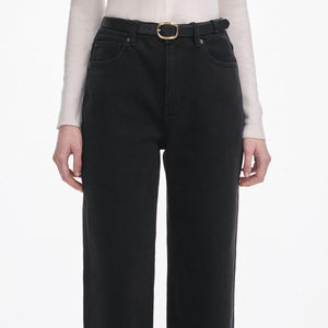 SP VIP PRICE Black Straight Leg Jeans