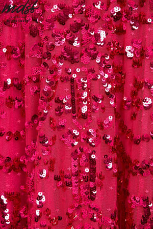 Needle & Thread CHRISTMAS SALE Chandelier Gown - pink