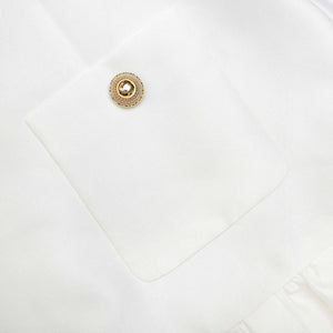 SP VIP PRICE Cream Taffeta Mini Dress