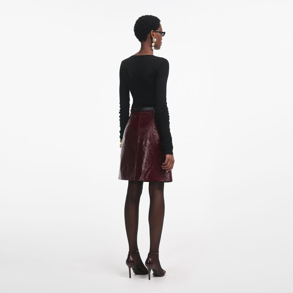 SP VIP PRICE Black Viscose Knit Top