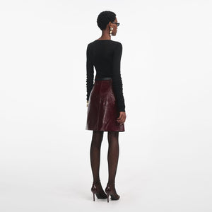SP VIP PRICE Black Viscose Knit Top