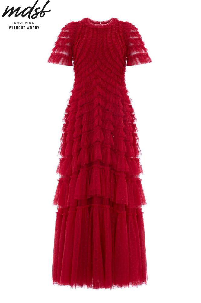 Needle & Thread CHRISTMAS SALE Willow Ruffle Gown