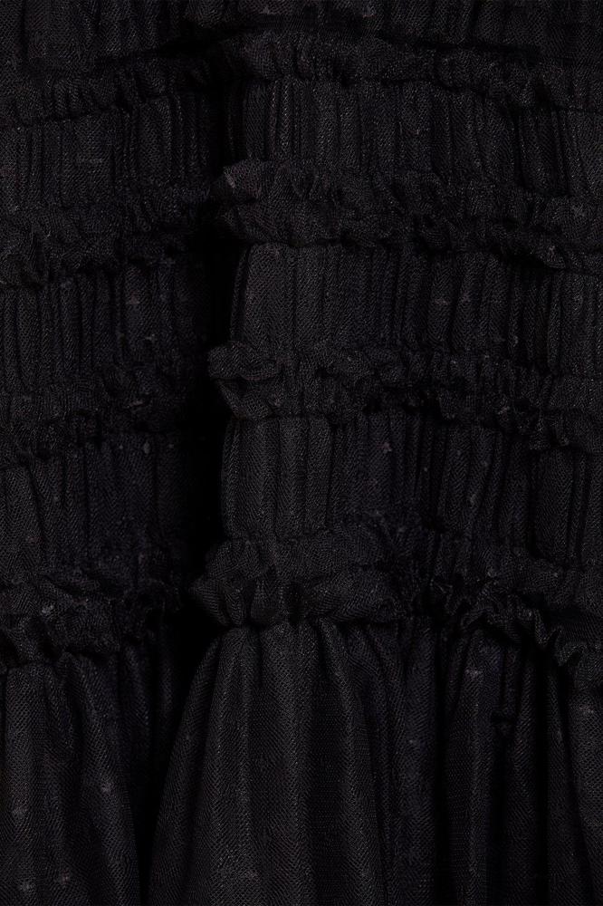 Needle & Thread SPRING/SUMMER Valentine Ruffle Gown - black