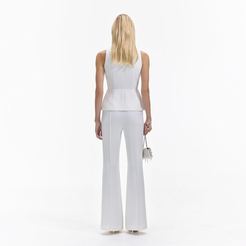 SELF PORTRAIT BLACK FRIDAY SALE Cream Tailored Jumpsuit