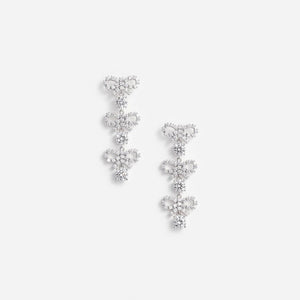 SP VIP PRICE Micro Bow Crystal Tiered Earrings