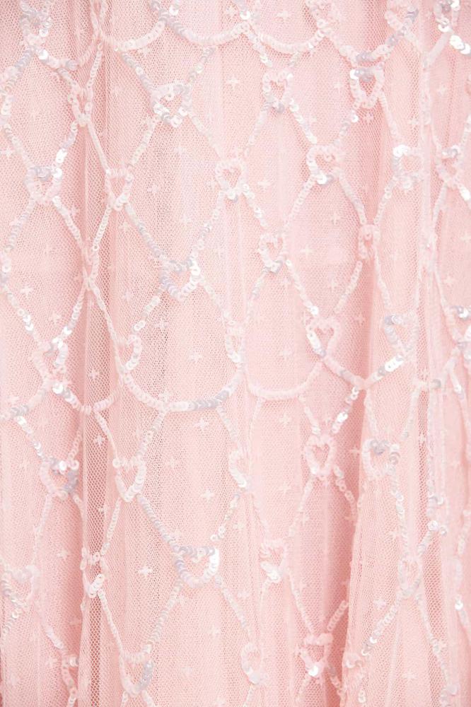 Needle & Thread CYBER SALE Heart Lattice Ankle Gown - pink