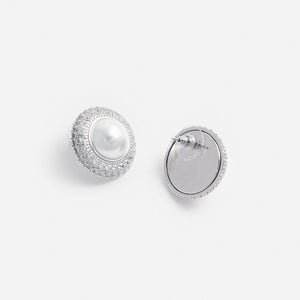 SP VIP PRICE Small Crystal Pearl Earrings