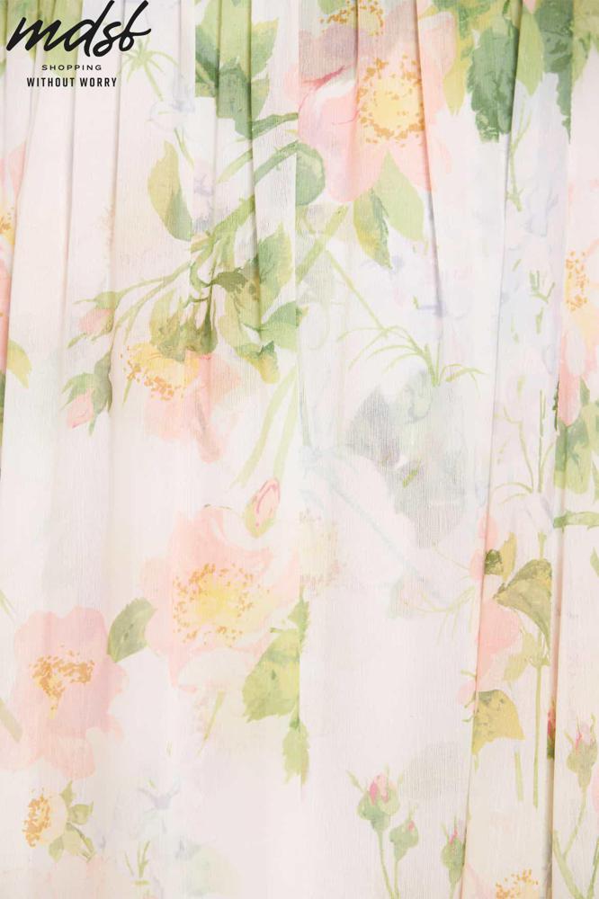Needle & Thread PO and SALE Immortal Rose Harper Chiffon Cape Ankle Gown - multi