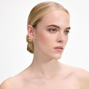 SP VIP PRICE Gold Crystal Bow Earrings