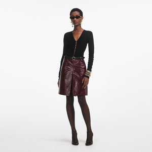 SP VIP PRICE Black Viscose Knit Top